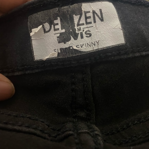 DENIZEN° from Levi's° Girls' Super Skinny Mid-Rise Jeans - Black 7 - Picture 10 of 12